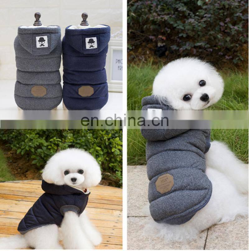 Hot Sale Hooded Teddy Vest Small Dog Vest Clothes Warm Winter Pet Hoodie