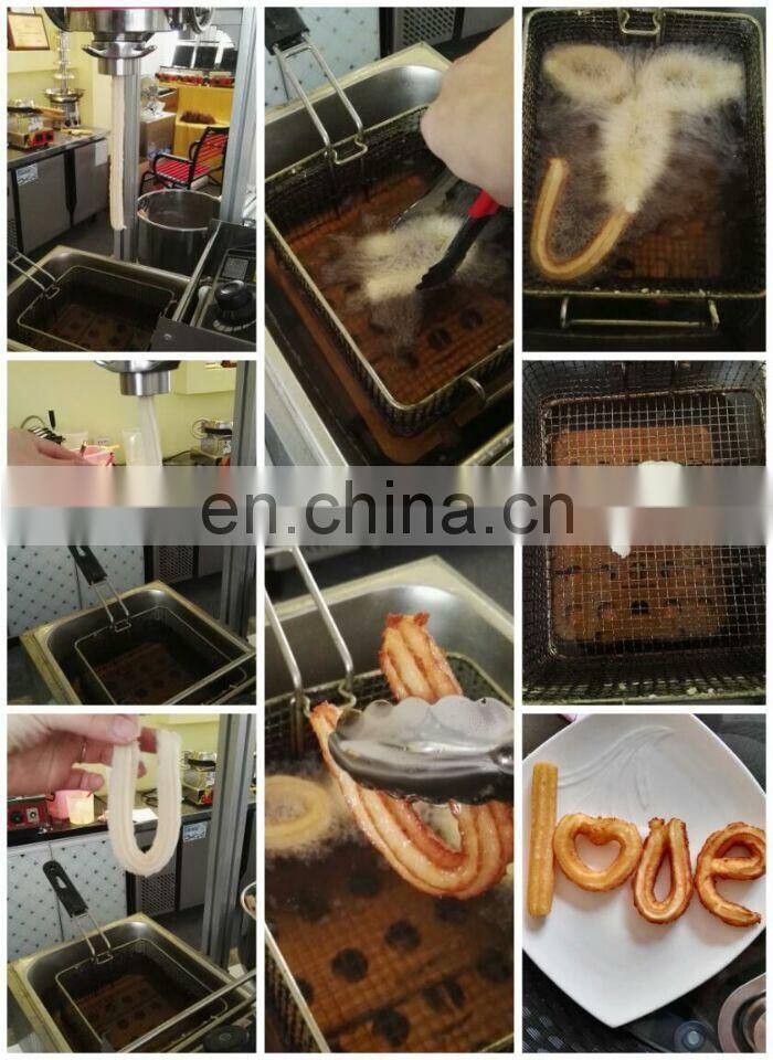 catering equipment industrial used spanish churros maker churros machine with fryer