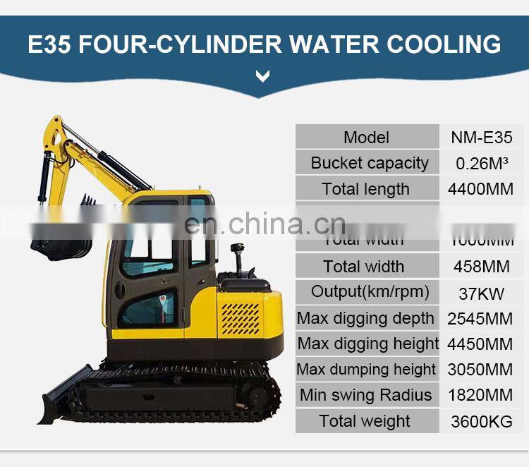 price small mini excavator 4 ton cheap for sale