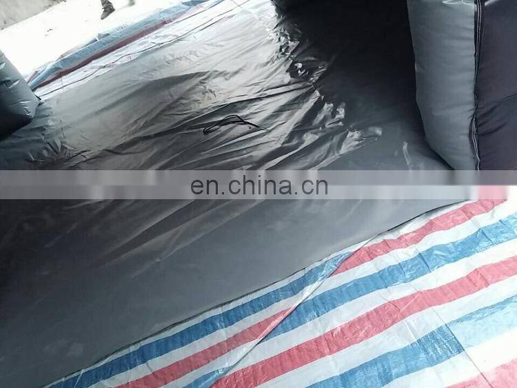 Commercial Black Portable Inflatable Tube Kiosk Blow up Booth Inflatable Cube Party Tent