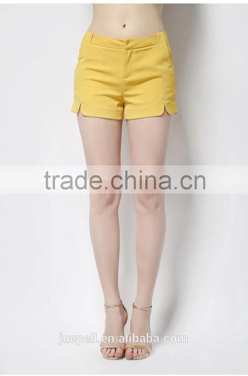 hot sale european style sexy plain dyed women board shorts