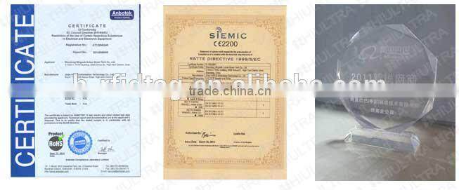 Waterproof pvc printing cards with foil silver/gold