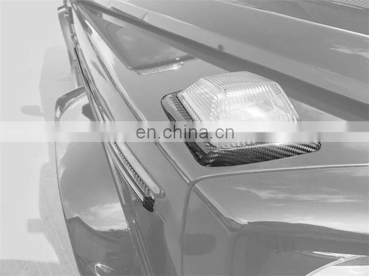 2019 year G class W464 carbon fiber material steering light base fit for G wagon W464 G500 front turning light cover