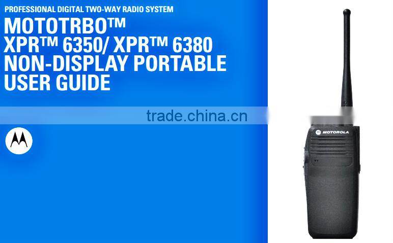 Motolor GPS digital radio XRP6350 walkie talkie water sealed tight two way radio