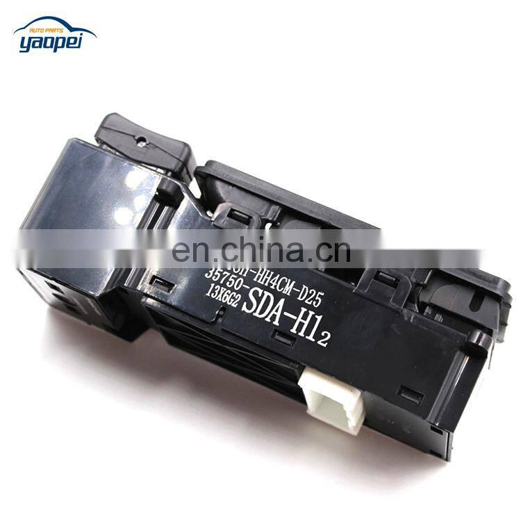 New Black Electric Master Driver Power Window Switch Bezel Control 35750-SDA-H12 For Honda Accord 4 Door 2003-2005 2006 2007