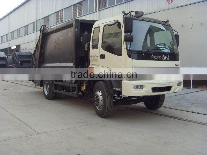Foton compactor rear loader garbage truck