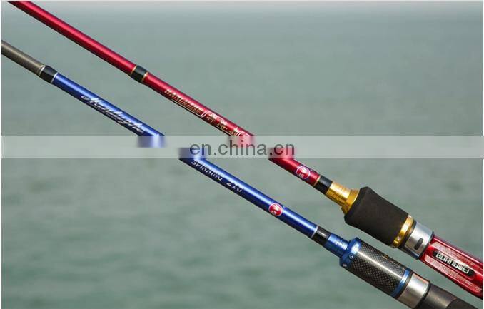 high quality 2 section GW travel carbon fiber fishing tackle lure rod long casting rod