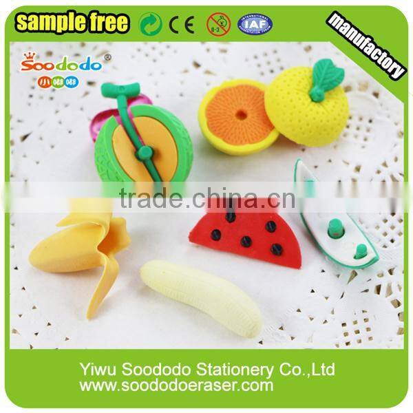 Eraser School Mini Fruit and Vegetable Erasers