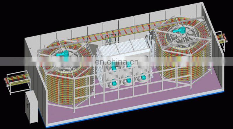 Commercial IQF automatic quick freezing machine industrial auto individually food quick frozen equipment cheap price for sale