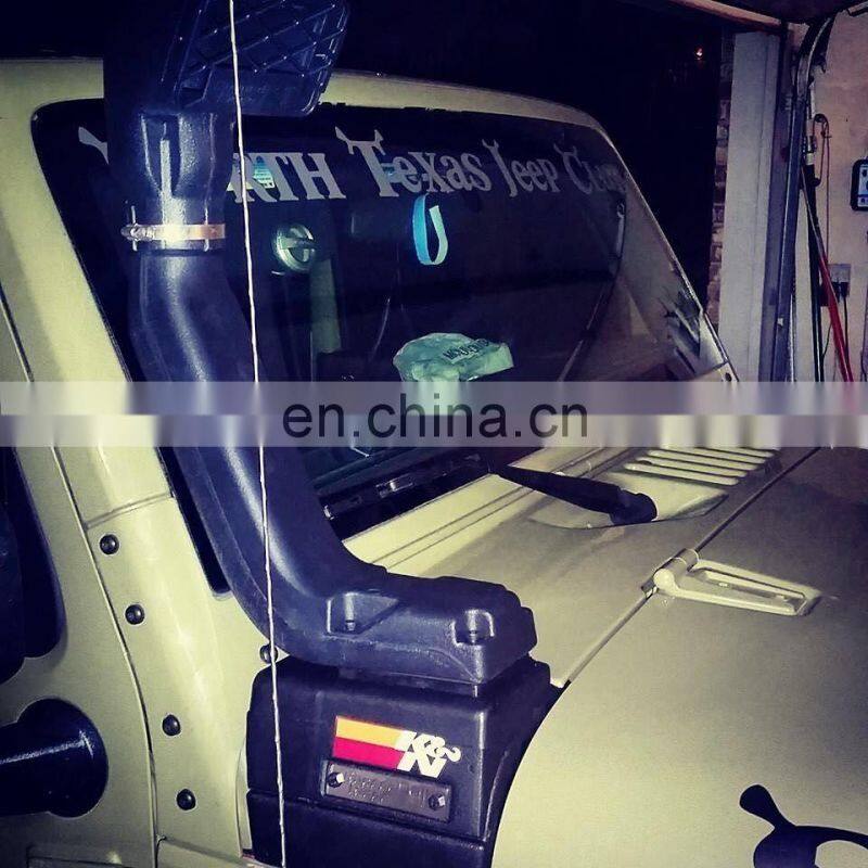 car snorkel ABS material for jeep for wrangler JK only petrol vehicle J182-R