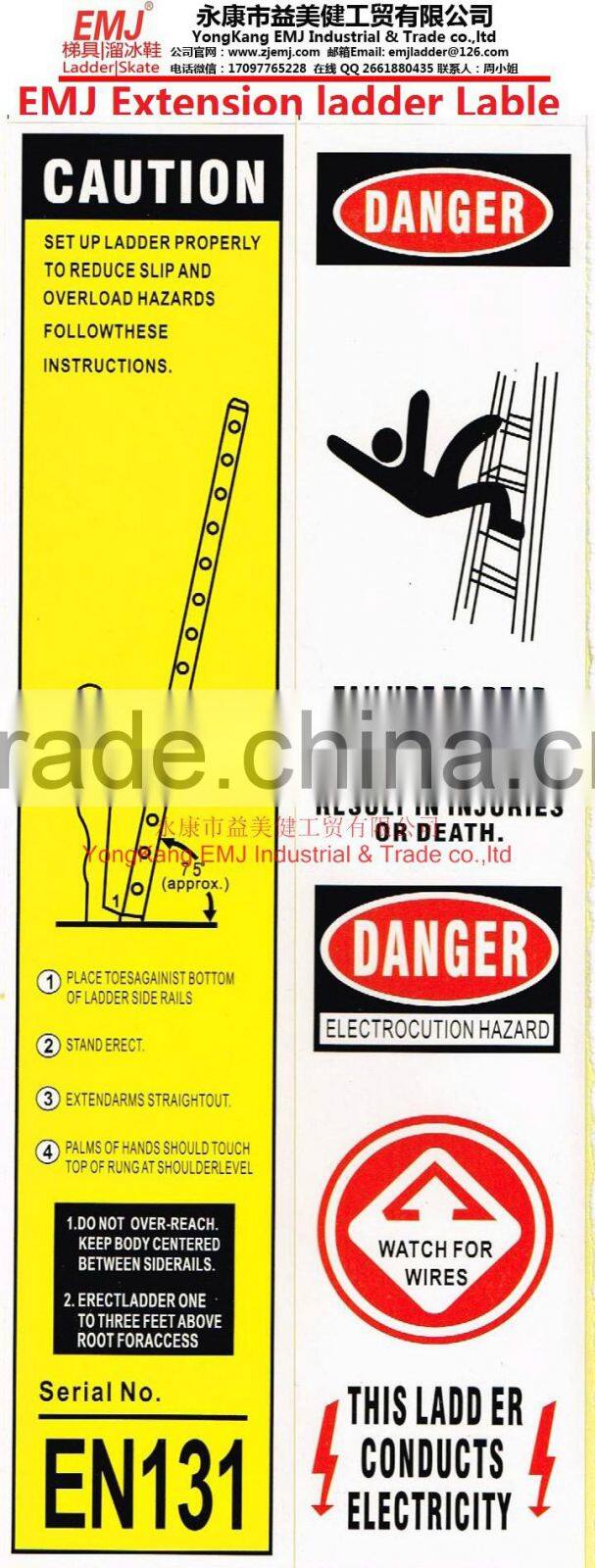 2 Section extension ladder 2X6