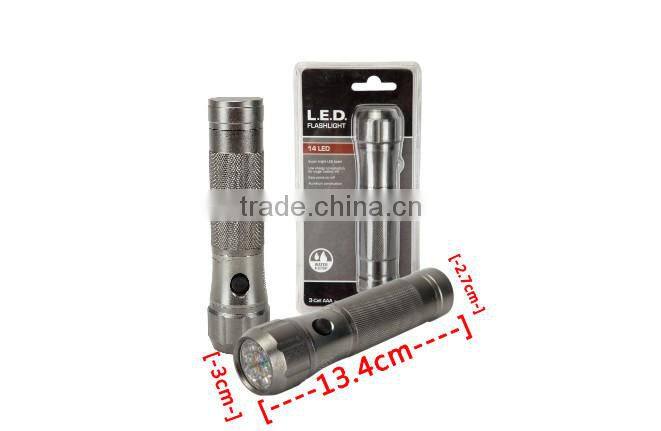 JAK HF1205 14 LED aluminium Portable Flashlight