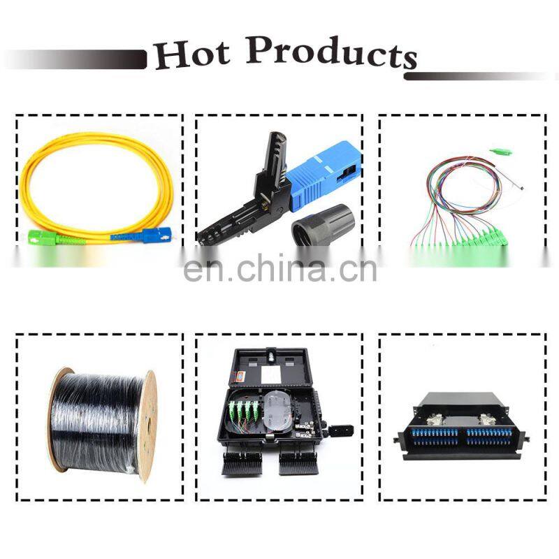 Factory price 1 2 4 6 8 CORES indoor outdoor KFRP Aerial FRP FTTH fiber optic drop cable