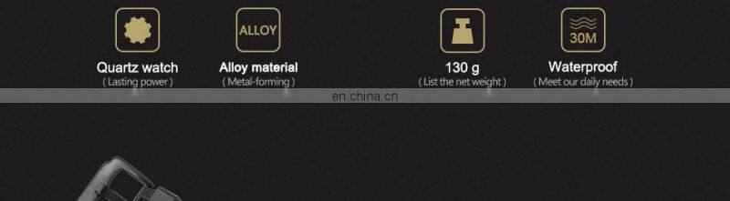 SINOBI Masculinity Wristwatch S9669G Square Man Watches Cool Black Boys Watches Custom Logo OEM Watch Jam Tangan Pria