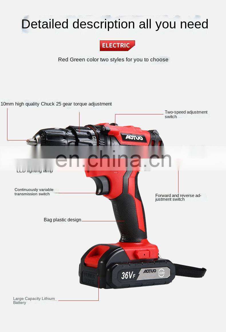 New Cordless Impact power wrenches Drill Electric Drill Rechargeable Electric Screwdriver drilling machines