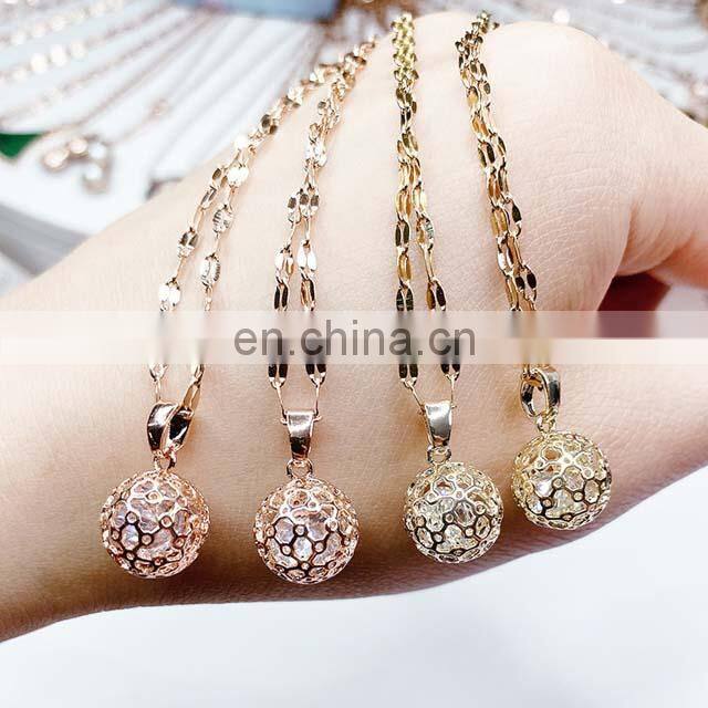 Female Fashion Accessories Pendant Rhinestone Necklace Jewelry