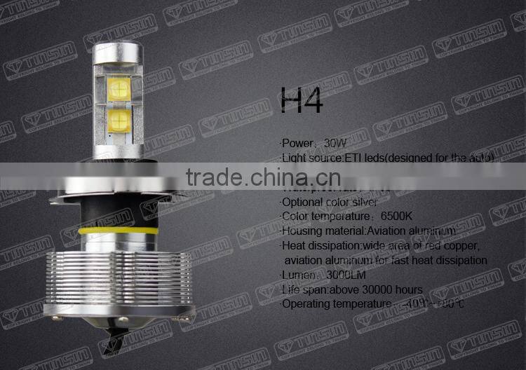 Generation 2 30w car led headlight ( headlamp ) for original car super bright 3000LM
