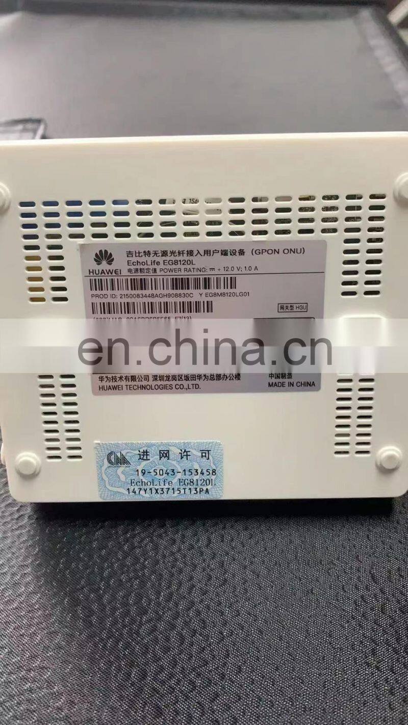 Hua wei EG8120L FTTH ONU modem with 1GE +1FE+1POT GPON ONU ONT