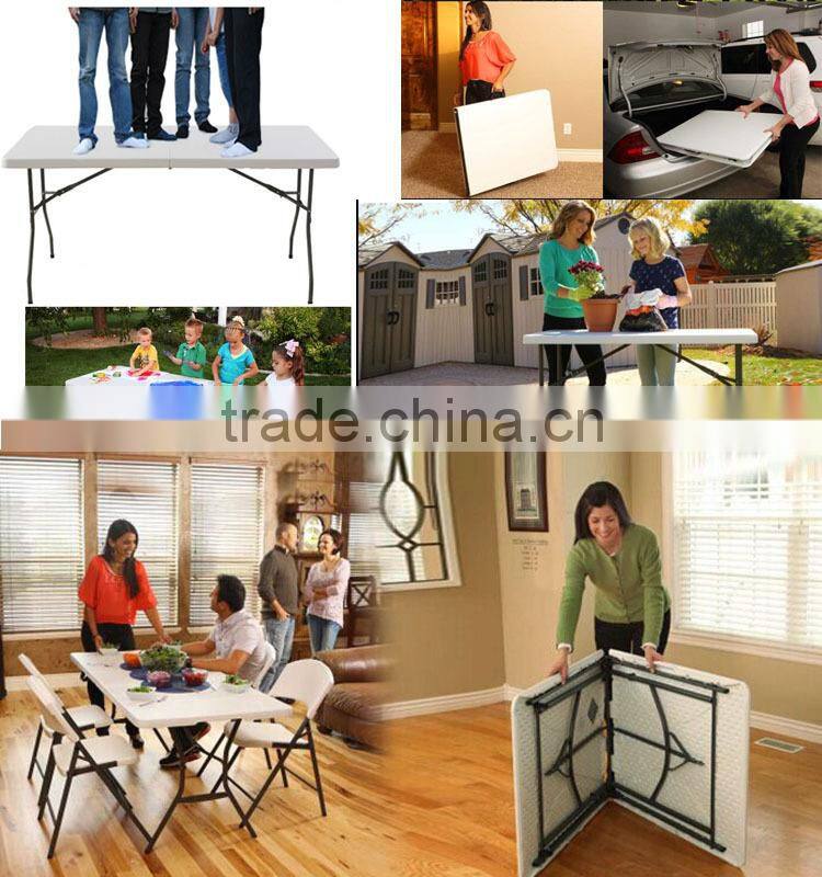 Outdoor Plastic Green Table For Events