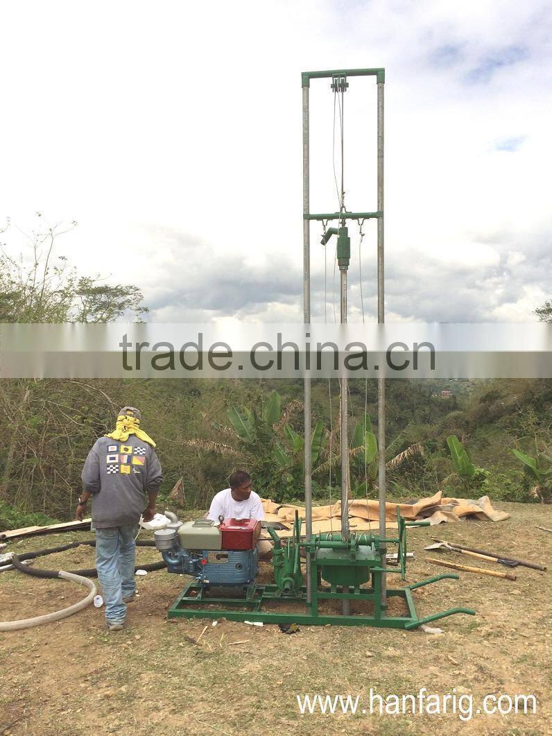 HF80 Portable and Economical Water Borehole Drill Machine