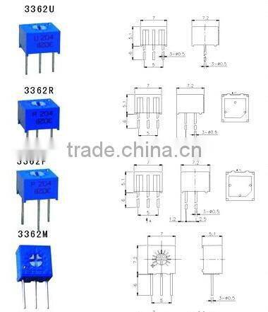 3362 Trimmer potentiometer
