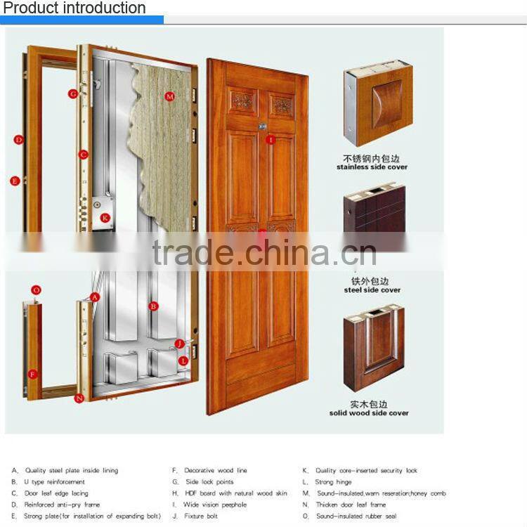 BG-AF9036 Exterior Commercial Metal French Doors