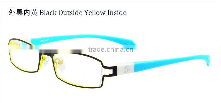 New classic custom made full rim eyewear frames for men and women with changeable temple
