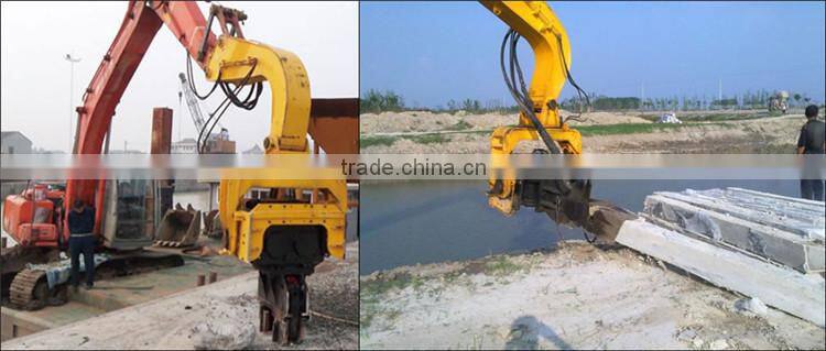 JISAN Excavator Accessories Hydraulic Vibro Hammer