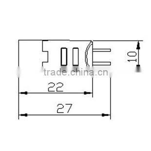 12V,80LM,2W,CE,LED indoor light,decorative light,heat conductive PC housing G4 bulb