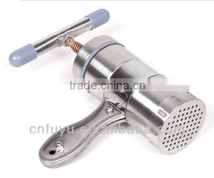 New stainless Steel Home Manual Pasta Machine With 5 Noodles Template