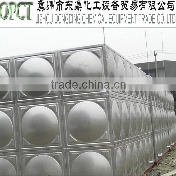 High pressed galvanized drinking water storage tank hot dip galvanized material