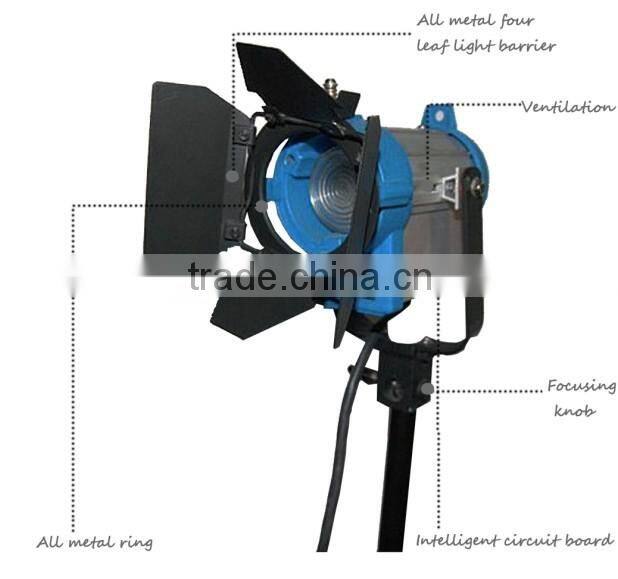 150W Fresnel Tungsten Light Spotlight +free bulb studio film lighting