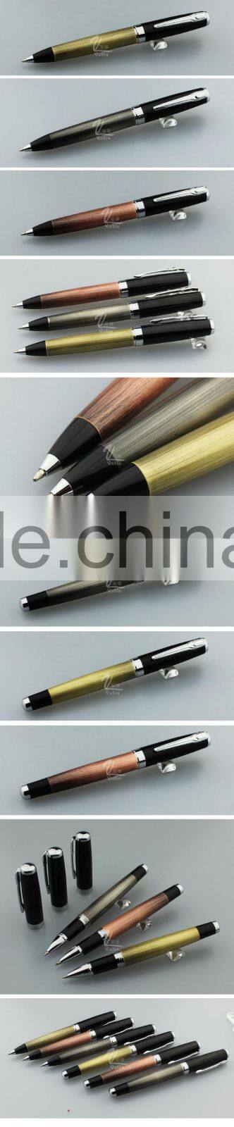 Europe popular designed bulk and heavy wooden ball pen