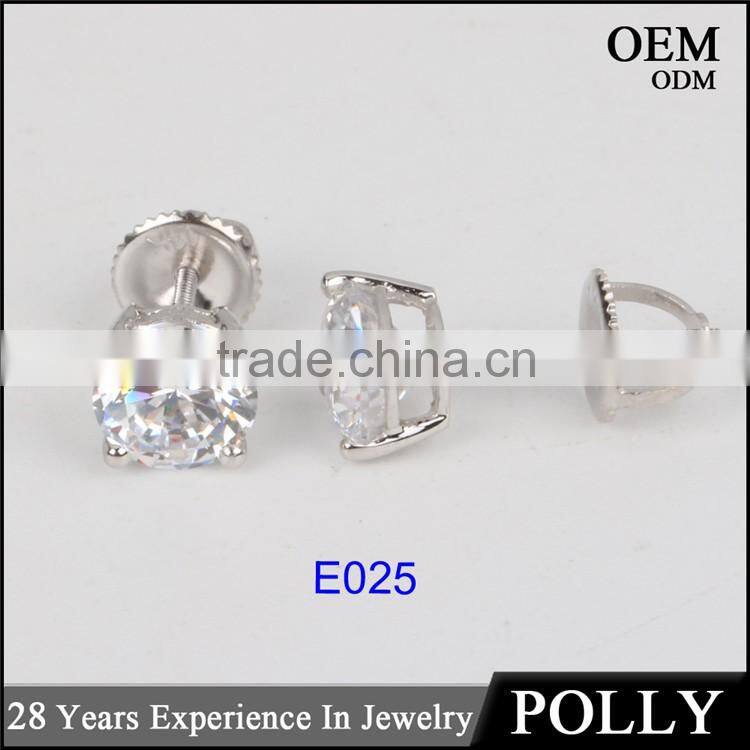 Hot sale women style 14k solid gold earring yellow gold jewelry wholesale