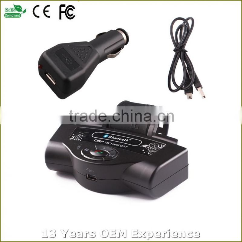 Bluetooth Car Kit With Steering Remote Control with Caller ID Display, Aux Bluetooth Car Kit,Car Bluetooth Handsfree Kit