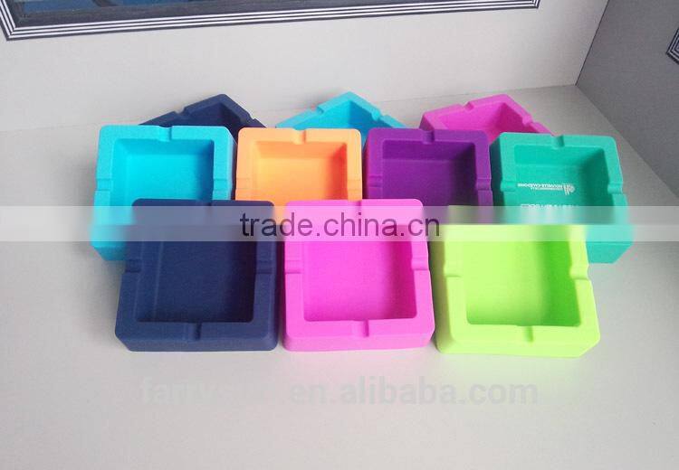 2015 Silicone square cheap ashtray, cool ashtrays, buy bulk ashtrays