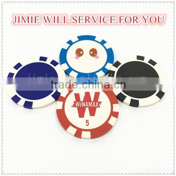 top grade 14g clay poker chips with custom logo printing