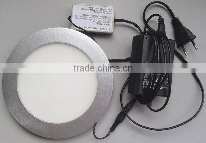 10W round ultra-thin led recessed ceiling panel light