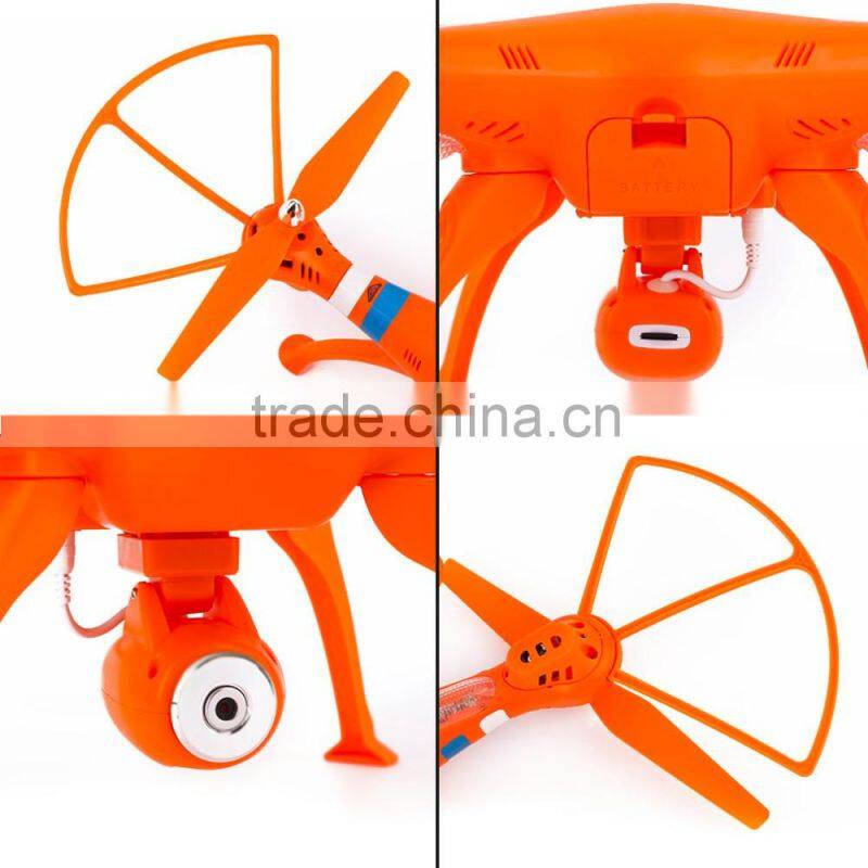 Orange SYMA X8C 2MP HD Camera 2.4G 4CH 6 Axis Gyro Quadcopter RTF Drone