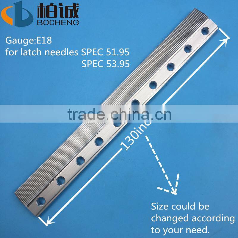 warp knitting machine spare parts latch needle bar 18E95C130INCH