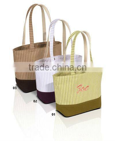 2016 100% Organic Blank Cotton Canvas Tote Bag Wholesale