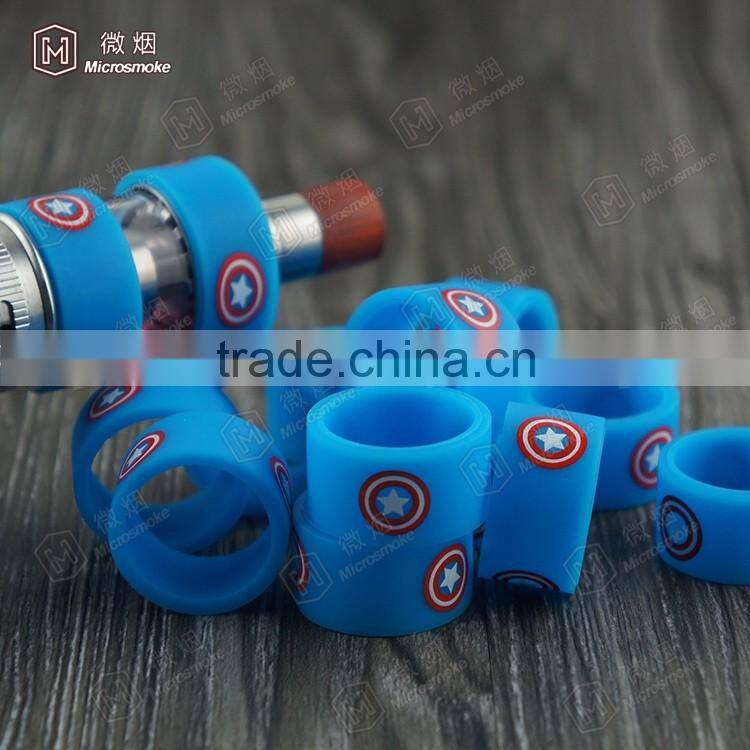18.5x12 mm E cig custom silicone vape band China manufacture new electronic cigarette mod vape band silicon vape