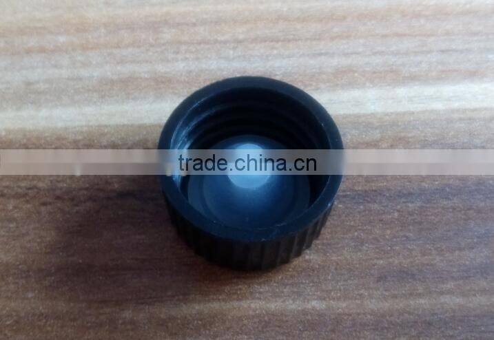 Screw plastic cap for boston round bottle