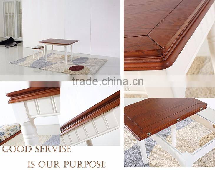 2016 latest modern solid wood folding dining room furniture