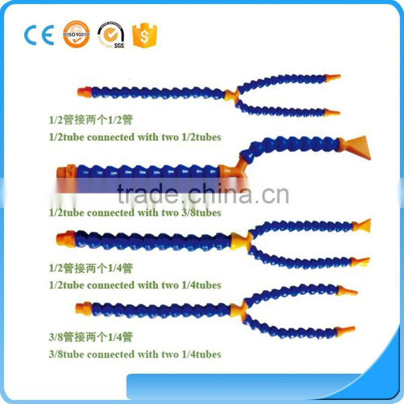 Adjustable plastic cooling tube with magnetic base