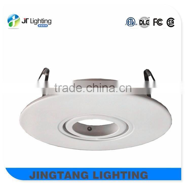 round shape gimbal trim with clip to control led bulb and fit for led pot light etl