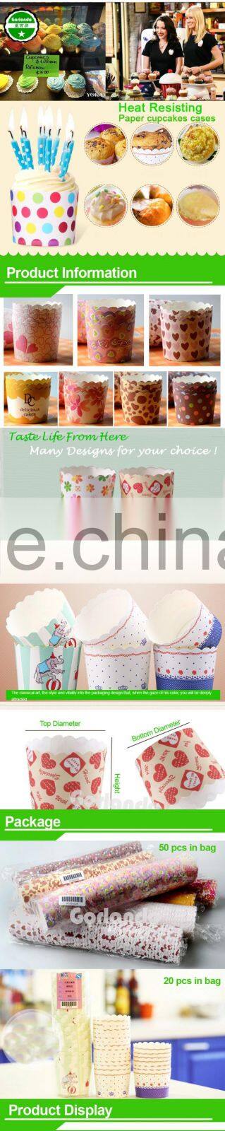 black dot printing paper baking cake cup