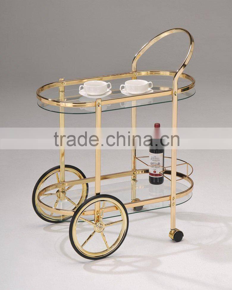 Trolley/ Glass Serving Cart