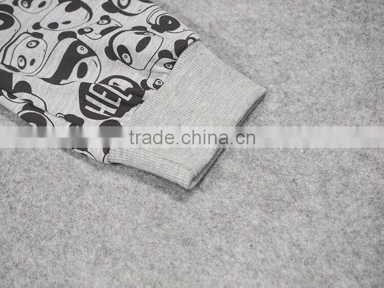 Fashion design of casual baby set black boys tshirt new style of 2016 style for kids spring clothing (uk-022302)