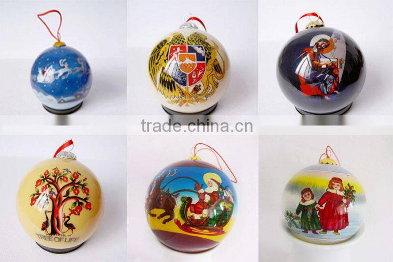 Inside painting ornament ball for -Christmas